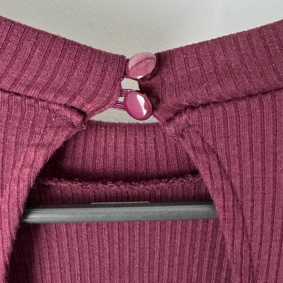 Love, Fire Ribbed Mockneck Skater Dress - Picture 8 of 10